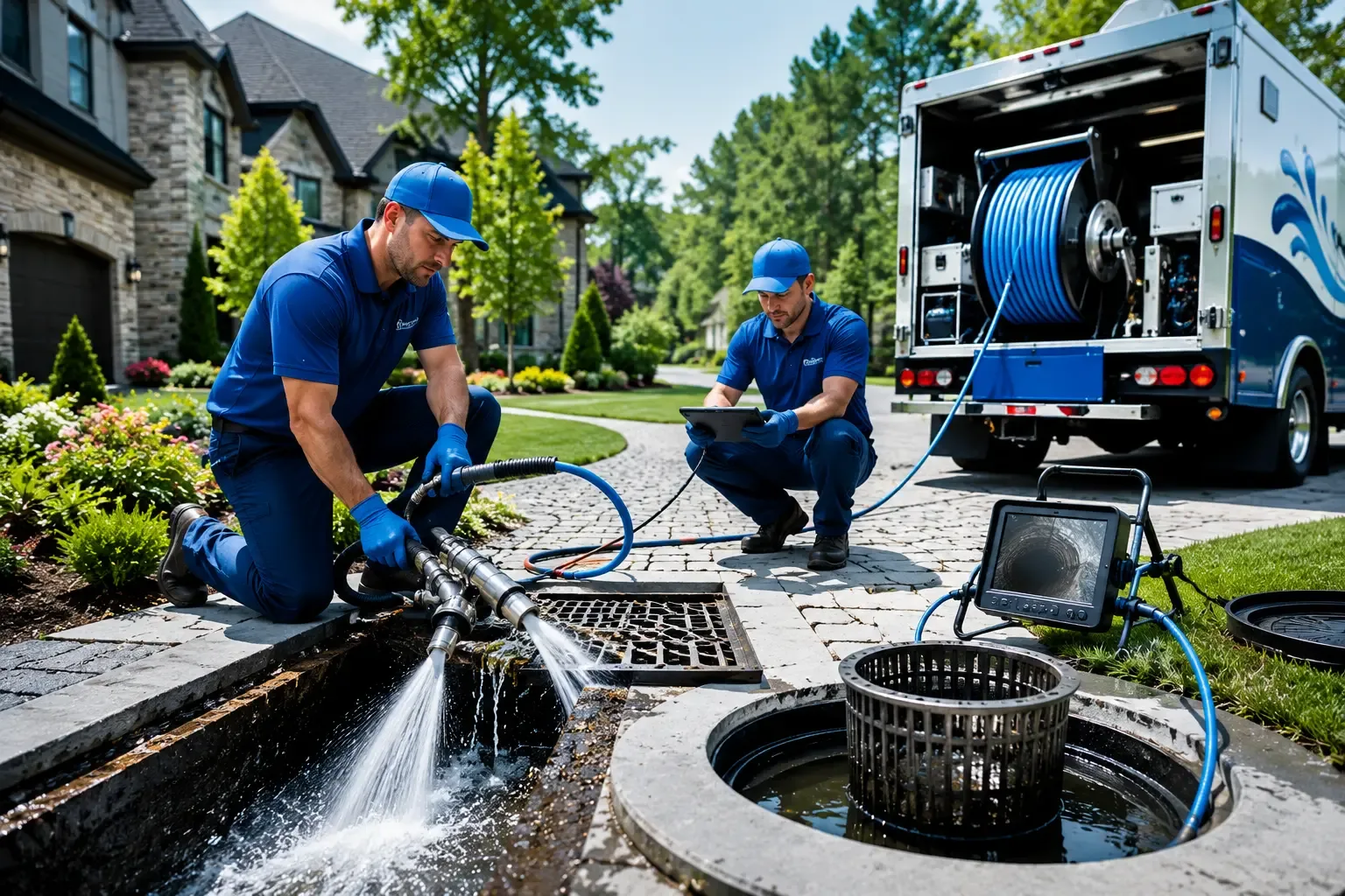 Local outdoor drain cleaning professionals in Russia, OH
